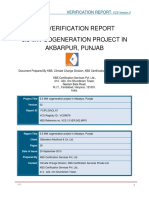 6.5 MW Cogeneration Project Verification Report