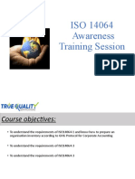 ISO 14064 - Awareness Training - 20january2022