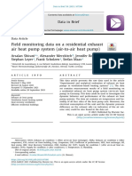 Field Monitoring Data On A Residential Exhaust Air Heat Pump System (Air-To-Air Heat Pump)