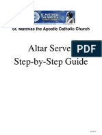 Altar Servers Step-By-Step Guide 2015