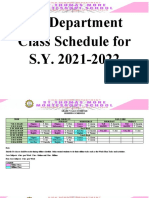 Subject Loads & Class Sched
