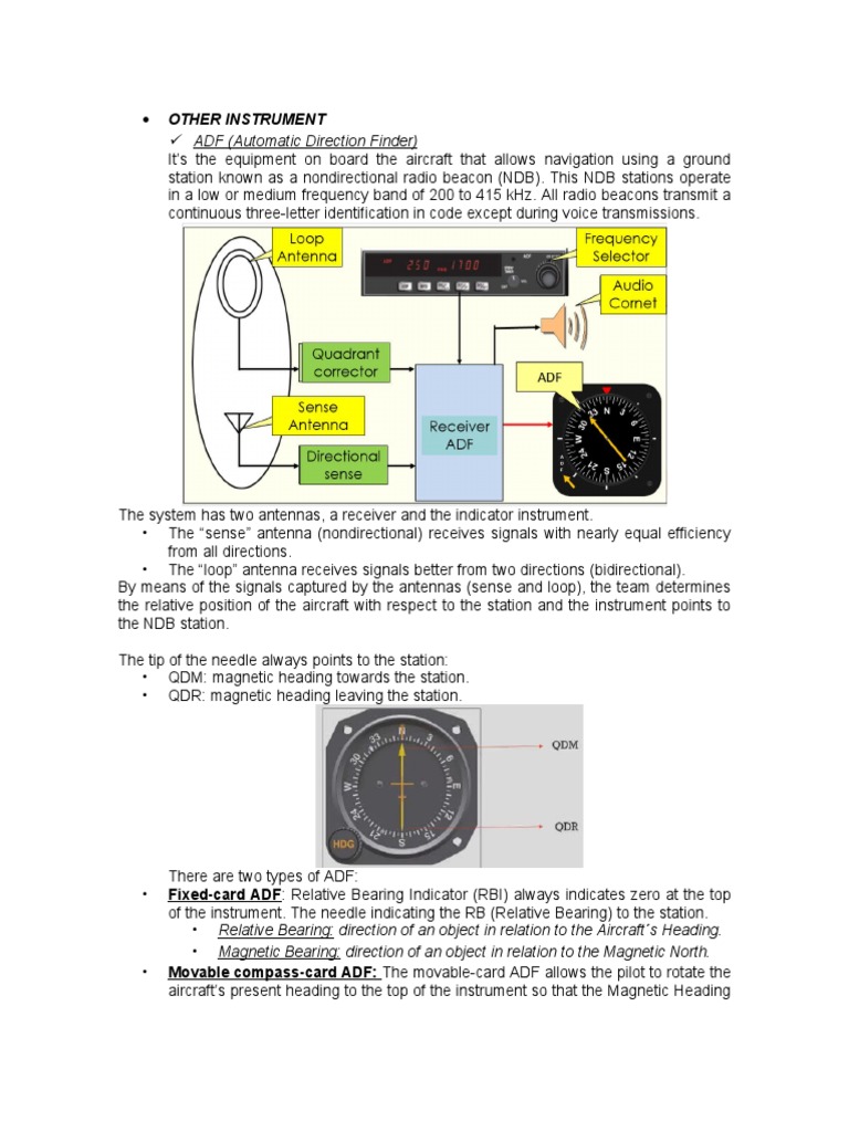 Guia Instrumentacion Aerea | PDF | Gyroscope | Flight Dynamics (Fixed ...