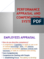 Performance Appraisal and Compensation Systems