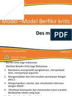 Model Berfikir Kritis