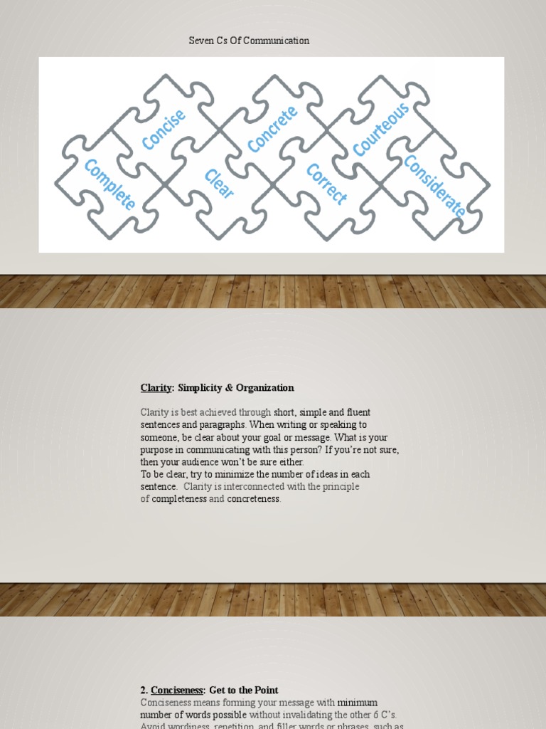 7Cs of Communication | PDF