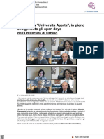 In tremila a Università Aperta - Vivere Urbino.it, 2 febbraio 2022