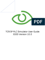TCP/IP PLC Simulator User Guide IGSS Version 10.0