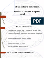 LP4 Personalitatea SPU Model Medical vs Model Bio Psiho Social IORDACHITA