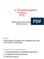 Immune Thrombocytopenic Purpura-Nou