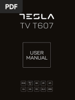 Tesla TV T607 User Manual