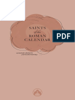 Of The: Roman Calendar Saints