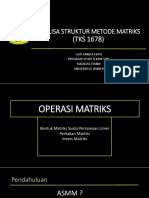 Operasi Matriks