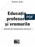 Gabriel Albu - Educatia Profesorul Si Vremurile. Eseuri de Pedagogie Sociala-Paralela45
