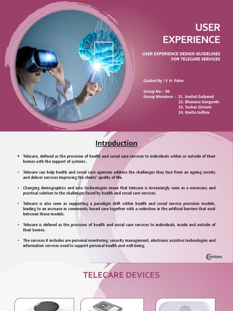 Telecare User Experience Design Guide | PDF | Privacy | Usability