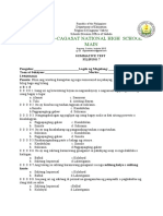 2nd SUUMATIVE TEST Filipino 7