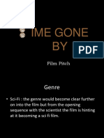 Time Gone By  - film pitch