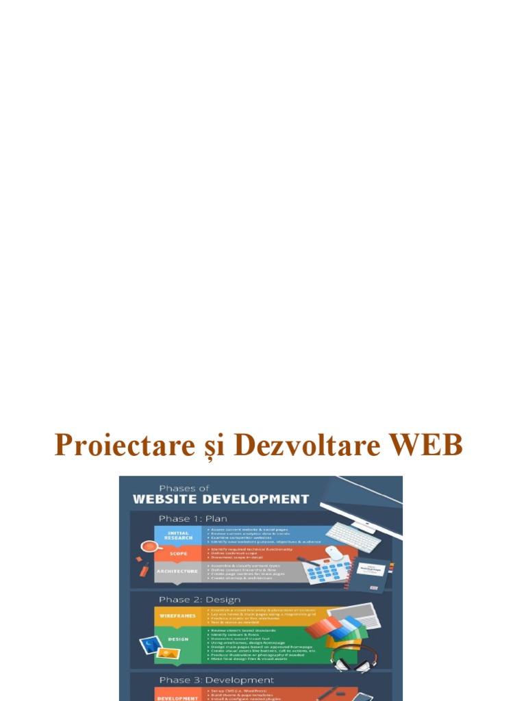 Proiectare Si Dezvoltare WEB | PDF