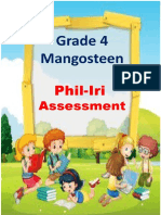 Grade 4 Phili Iri Assessment