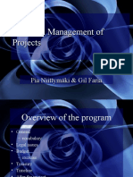 Financial management of projects