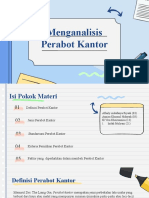 Menganalisis Perabot Kantor