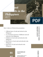 Roads and Railroads in The Philippines: Adajar, Jerico T. BSCE 2-1