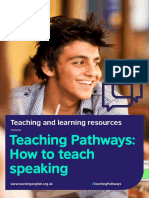Teaching Pathways: How To Teach Speaking: Teaching and Learning Resources