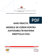 Ghiduri Practice - Modele Pentru Justitiabili