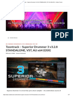 Toontrack - Superior Drummer 3 v3.2.8 STANDALONE, VST, AU x64 (OSX) - Audios Torrent