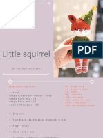 Little Squirrel DIY Crochet Pattern