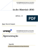 Resistencia Dos Matérias Aula - 4 Unesp