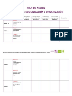 Plan Accion Principios Comunicacion Organizacion