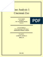 Case Analysis 1: Cincinnati Zoo