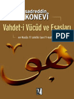 Vahdet-I Vücud Ve Esasları - Sadreddin Konevi (PDFDrive)