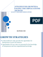 Strategies For Growth & Managing The Implications of Growth: Book by Shepherd Hisrich, Peters