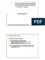 Introdução À Mecânica Das Rochas Aula 8