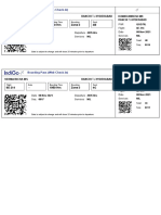 6E 214 1950 Hrs Zone 3 4B: Boarding Pass (Web Check In)