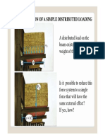 4.10 Reduction of A Simple Distributed Loading: A Distributed Load On The Beam Exists Due To The Weight of The Lumber