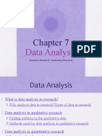 Data Analysis Methods for Business Research