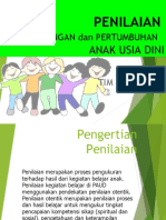 Penilaian Perkembangan Dan Pertumbuhan Anak Usia Dini