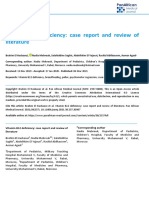 Article: Vitamin B12 Deficiency: Case Report and Review of Literature