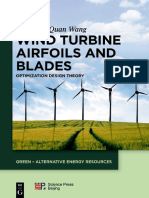 Wind Turbine Airfoils and Blades Optimization Design Theory by Chen, Jin Wang, Quan