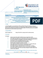 SOP-QA-12 V4 Case Report Forms