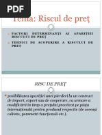 RISCUL DE PRET