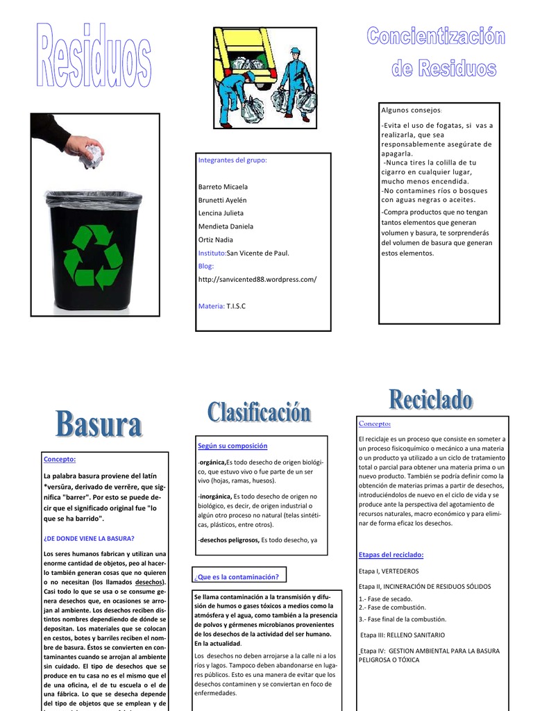Gestión y significado de la basura | PDF | Vertedero | Residuos