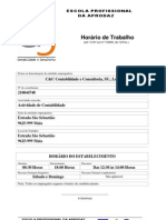 Horario Trabalho C&C