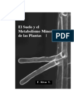 El Suelo y El Metabolismo Mineral de Las Plantas