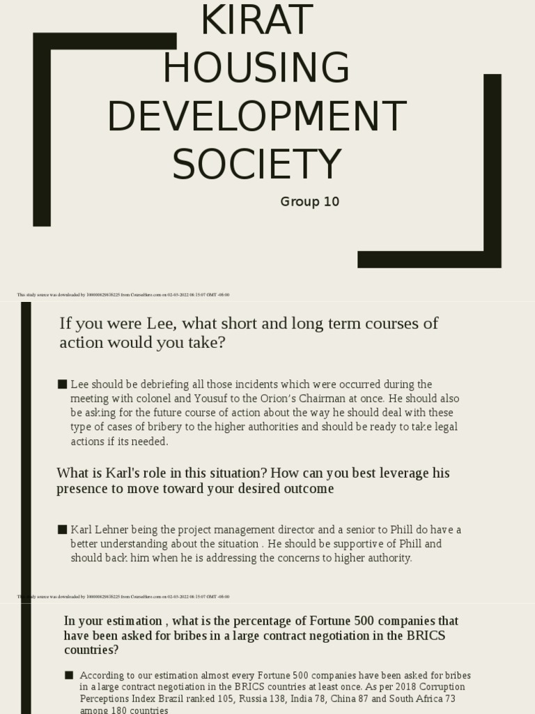 Kirat Housing | PDF | Whistleblower | Bribery