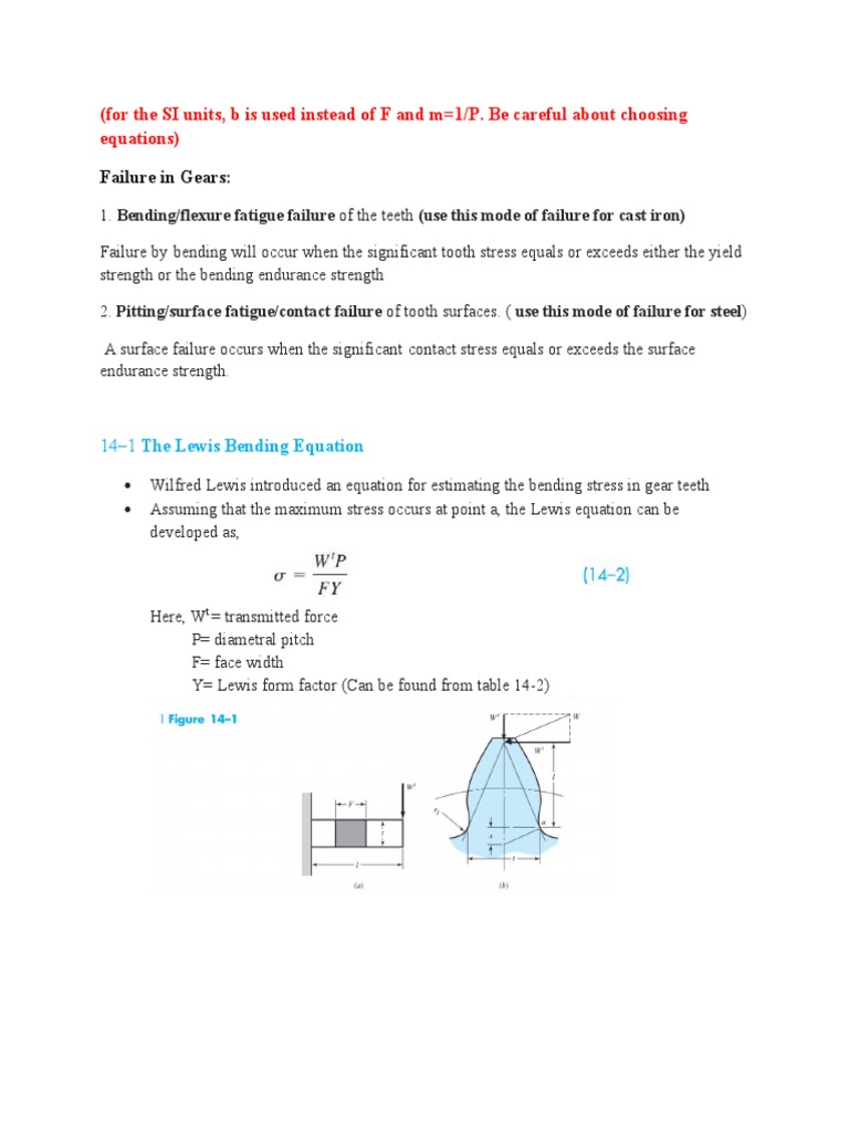 Design of Spur Gear | PDF | Bending | Gear