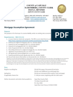 Mortgage Assumption Agreement