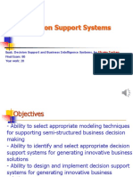 Decision Support Systems: Book: Decision Support and Business Intelligence Systems, by Final Exam: 80 Year Work: 20